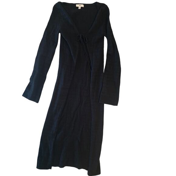 BP Nordstrom Black Duster Cardigan - Size XS - New - Picture 1 of 4